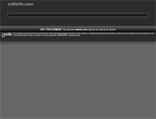Tablet Screenshot of coltinfo.com